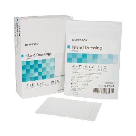 McKesson Island Dressing 6x8 Sterile box of 25