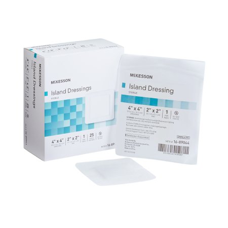 McKesson Island Dressing 4x4 Sterile box of 25