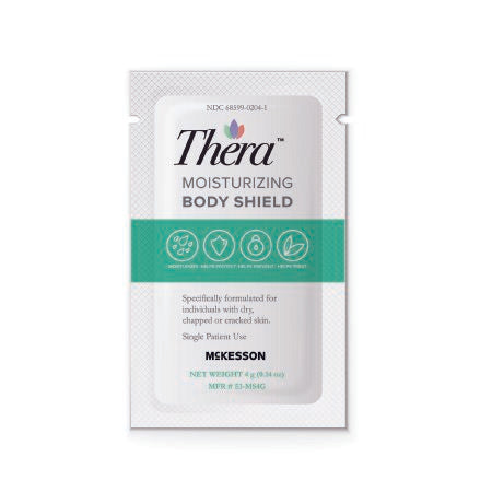 THERA  Moisturizing Body Shield, - 4g. packet - 144 packets per box - CheapChux
