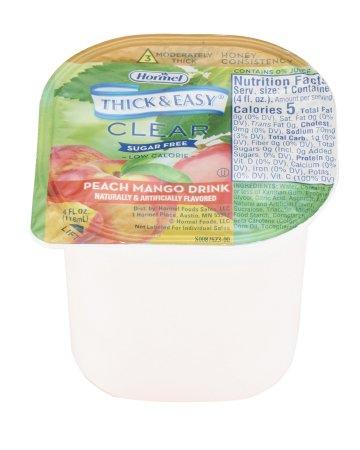 Hormel Thick & Easy Sugar Free Peach Mango Flavor Ready to Use Honey Consistency 4oz