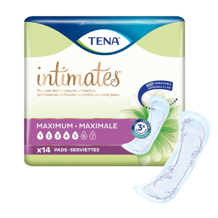 TENA INTIMATES-HEAVY 13" - INCONTINENCE PADS