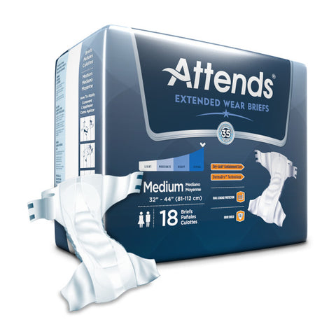 Attends Extended Wear Brief - Adult Diaper - CheapChux