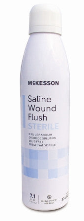 McKesson Saline Wound Flush 7.1 fl oz sterile - CheapChux