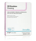 DermaRite Oil Emulsion Impregnated Dressing 3 X 8 Inch Sterile