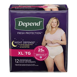 Depend Night Defense Underwear - Female
