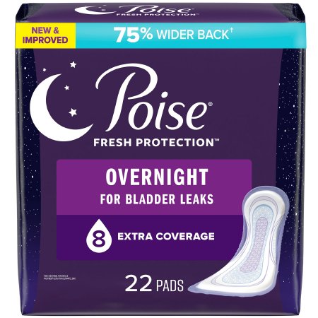 Poise® Overnight Bladder Control Pad Heavy Absorbency
