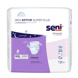 Seni Active Super Plus Unisex Adult Absorbent Underwear 2X-Large Disposable Heavy Absorbency