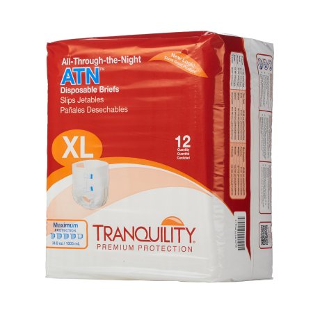 Tranquility Slimline Breathable Briefs Adult Diapers for Heavy Incontinence  Protection