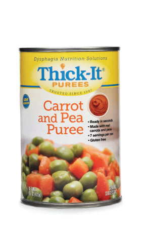 Thick-It Carrot and Pea Ready to Use Puree, 15 oz cans, Case of 12