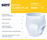 Seni Active Classic Plus - Unisex Underwear