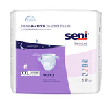 Seni Active Super Plus Unisex Adult Absorbent Underwear 2X-Large Disposable Heavy Absorbency