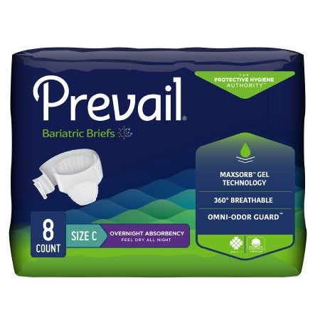 Prevail Bariatric Brief Unisex Disposable Adult Diaper