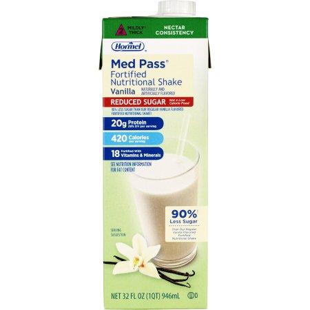 Med Pass 2.0 Oral Supplement Reduced Sugar Vanilla - Ready to Use 32 oz
