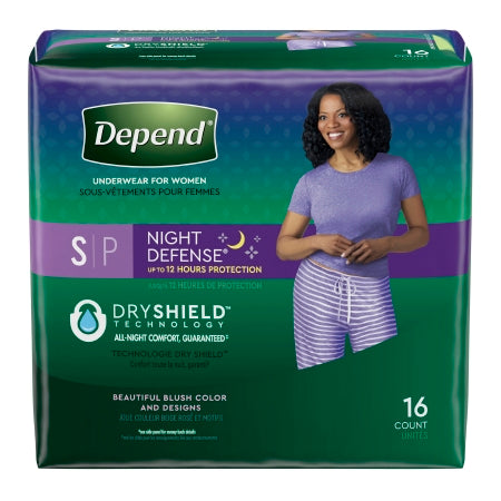 Depend Night Defense Underwear - Female
