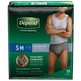 Depend Male FIT-FLEX Absorbent Underwear