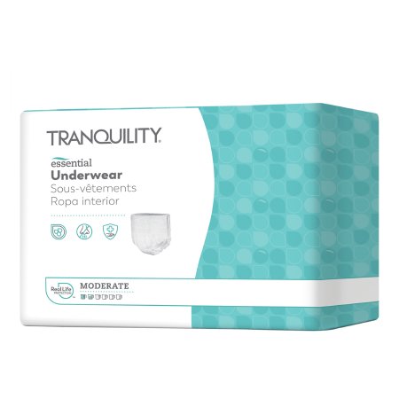 Tranquility Essentials Underwear - Moderate Absorbency | X-Large 48-66 IN waist