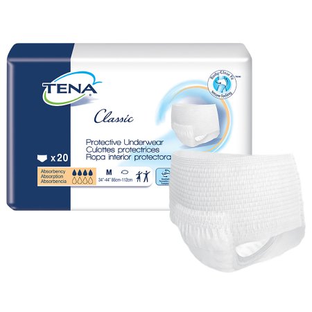 Tena Overnight Protective Underwear - Large - case of 56 